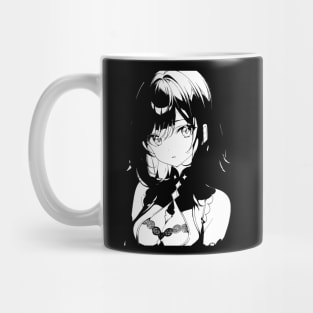 Manga style girl portrait Mug